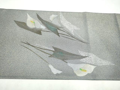 平和屋着物●太鼓柄袋帯　作家物　綴れ　カラー　金糸　正絹　逸品　CABM6087hy
