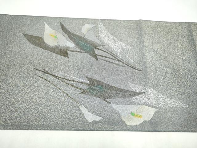 平和屋着物●太鼓柄袋帯　作家物　綴れ　カラー　金糸　正絹　逸品　CABM6087hy