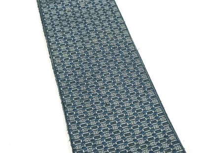 平和屋着物●男性　本場筑前博多織　両面　角帯　幾何学文様　正絹　逸品　CABM6153hy