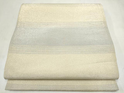 平和屋着物●両面　全通柄袋帯　立涌鳳凰文　箔燃糸織　正絹　逸品　CABM6221hy