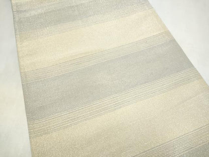 平和屋着物●両面　全通柄袋帯　立涌鳳凰文　箔燃糸織　正絹　逸品　CABM6221hy