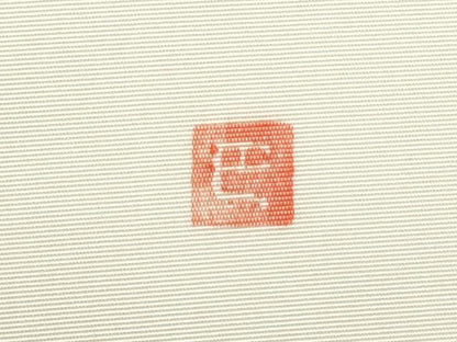 平和屋着物●塩瀬　九寸名古屋帯　作家物　手描き　枝花文　正絹　逸品　CABM6388hy