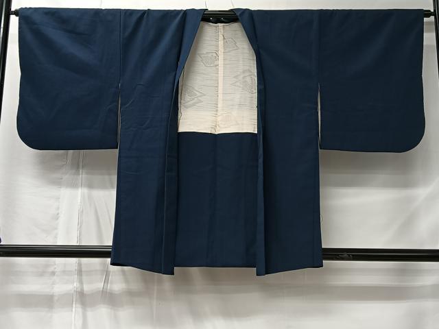 平和屋着物＃本塩沢　羽織　霞文　正絹　逸品　CABM6416ua