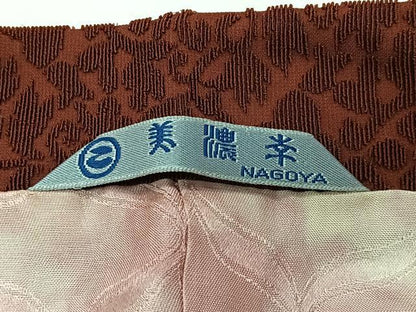 平和屋着物＃道行コート　輪奈ビロード　更紗草花文　正絹　逸品　CABM6432ua