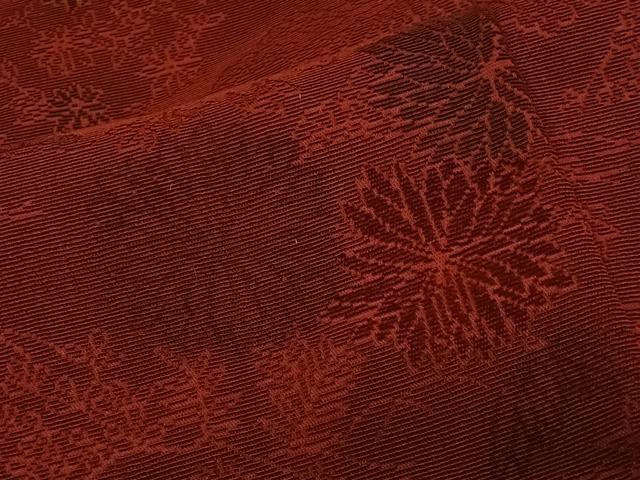 平和屋着物＃道行コート　輪奈ビロード　流水草花文　正絹　逸品　CABM6436ua