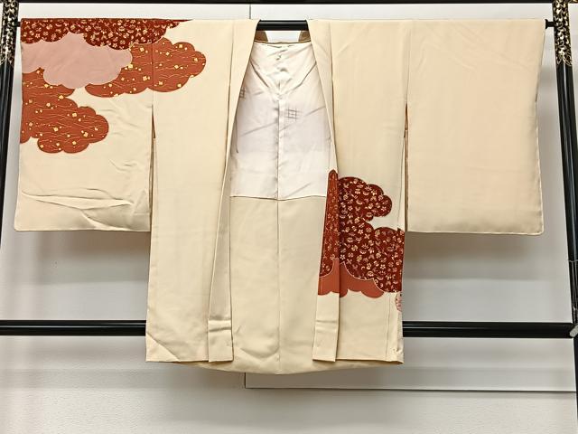 平和屋着物＃羽織　雲取り宝尽くし　金彩　正絹　逸品　未使用　CABM6445ua