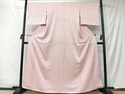 平和屋着物■上質な小紋　総絞り　正絹　逸品　CABM6585ua