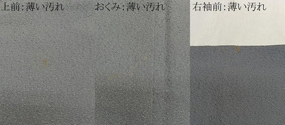 平和屋着物■上質な色無地　鼠色　正絹　逸品　CABM6614ua