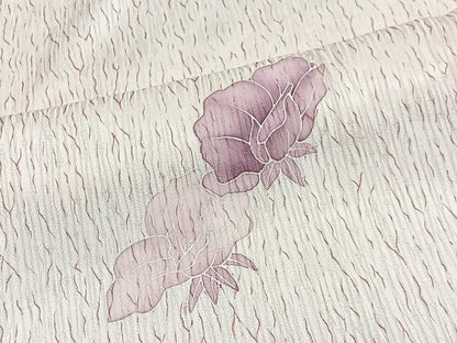 平和屋着物■上質な小紋　舞花文　正絹　逸品　CABM6635ua