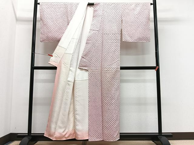 平和屋着物■上質な小紋　総絞り　正絹　逸品　未使用　CABM6645ua
