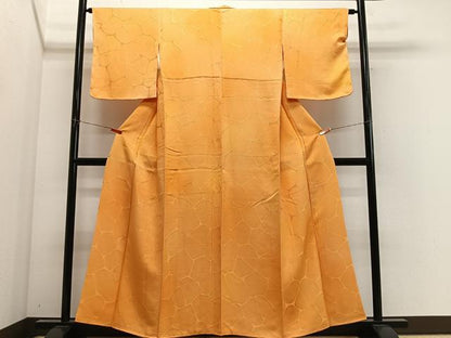 平和屋着物■上質な小紋　霞文　暈し染め　正絹　逸品　CABM6678ua