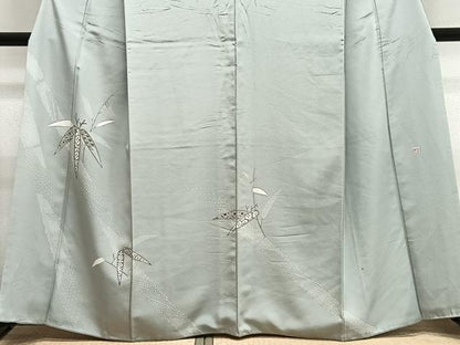 平和屋着物■訪問着　作家物　枝葉文　正絹　逸品　CABM6682ua