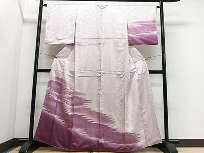平和屋着物■訪問着　霞文　暈し染め　正絹　逸品　CABM6693ua