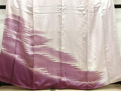 平和屋着物■訪問着　霞文　暈し染め　正絹　逸品　CABM6693ua