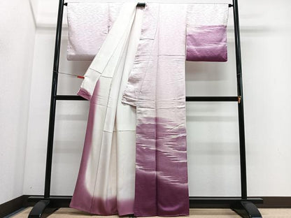 平和屋着物■訪問着　霞文　暈し染め　正絹　逸品　CABM6693ua