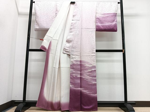 平和屋着物■訪問着　霞文　暈し染め　正絹　逸品　CABM6693ua