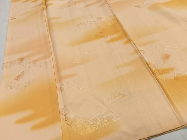 平和屋着物■上質な小紋　吉祥地紋　暈し染め　正絹　逸品　CABM6757ua