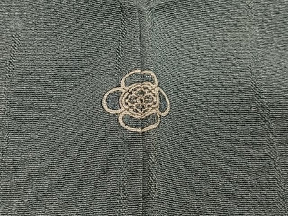 平和屋着物■上質な色無地　柳煤竹色　正絹　逸品　CABM6764ua