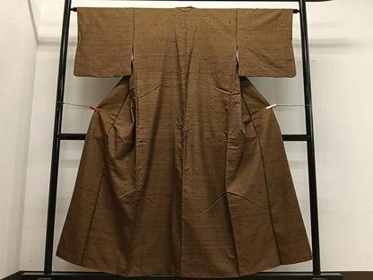 平和屋着物■上質な紬　霞文　正絹　逸品　CABM6786ua