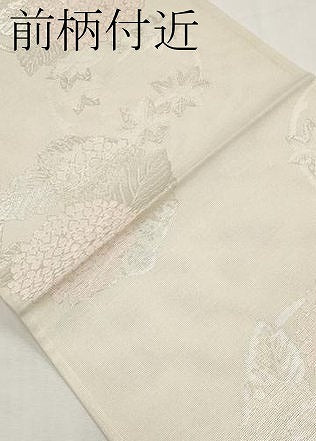 平和屋着物＊夏物　六通柄袋帯　紫陽花　銀糸　正絹　逸品　CABM6829tx