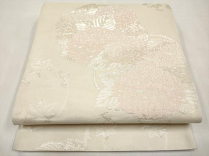 平和屋着物＊夏物　六通柄袋帯　紫陽花　銀糸　正絹　逸品　CABM6829tx