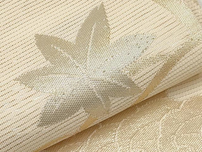 平和屋着物＊夏物　六通柄袋帯　竜田川　金糸　正絹　逸品　CABM6842tx
