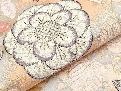 平和屋本店▼六通柄袋帯　しよう美　辻が花　九百錦24金箔　正絹　逸品　未使用　CABM6994tx