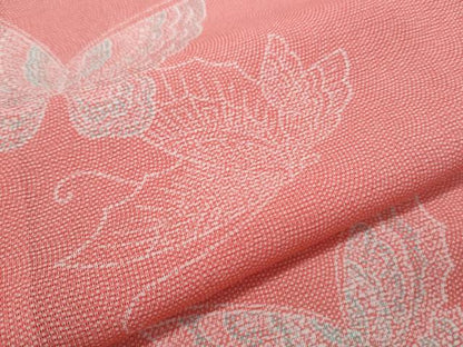 平和屋着物＊夏物　江戸小紋　絽　舞蝶文　正絹　逸品　CABM7312th