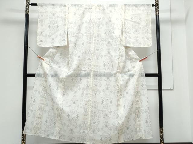 平和屋着物＊夏物　紗紬　吉祥文　正絹　逸品　CABM7313th
