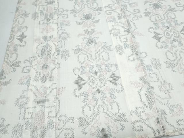 平和屋着物＊夏物　紗紬　吉祥文　正絹　逸品　CABM7313th