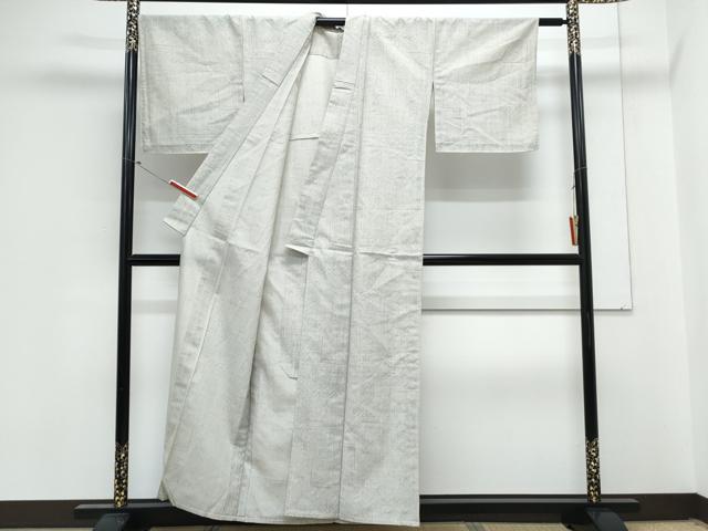 平和屋着物＊夏物　小紋　紗　吉祥文　CABM7319th