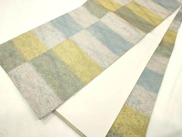平和屋着物●紋屋井関　御寮織　全通柄　京袋帯　草花文　正絹　逸品　CABM7643dy