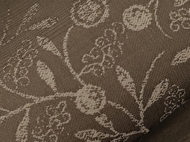 平和屋着物●両面　太鼓柄袋帯　作家物　黄金ムガ蚕　花唐草文　正絹　逸品　CABM7713dy