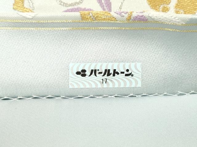 平和屋着物●「美しいキモノ」お馴染みのメーカー　となみ織物　六通柄袋帯　祥花雪輪文　金銀糸　正絹　逸品　CABM7725dy