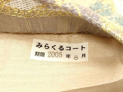 平和屋着物▽六通柄袋帯　スリーシーズン　春夏秋　蔦の葉文　金銀糸　正絹　逸品　CABM7822dy