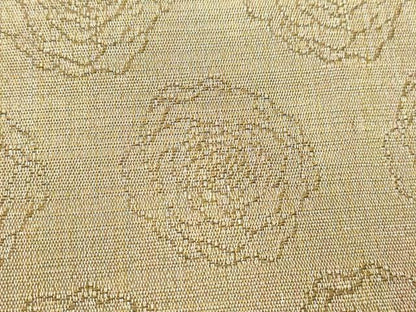 平和屋着物▽染色作家　草野一騎　六通柄袋帯　スリーシーズン　春夏秋　舞葉文　金糸　正絹　逸品　CABM7836dy