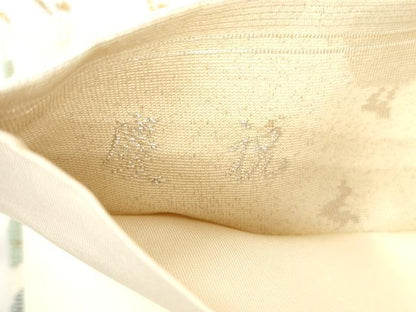 平和屋着物●六通柄袋帯　慶祝　金華山織　松竹梅　金糸　正絹　逸品　CABM7872dy