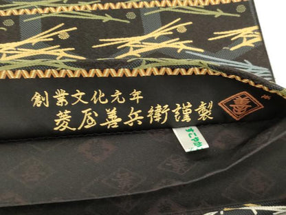 平和屋着物●西陣　木野織物　菱屋善兵衛謹製　六通柄袋帯　吹寄せ文　証紙付き　正絹　逸品　CABM7885dy