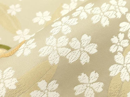 平和屋着物●六通柄　京袋帯　唐織　舞桜文　金糸　CABM7948dy