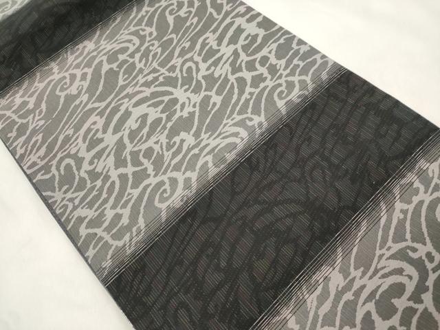 平和屋着物●両面　太鼓柄袋帯　雪輪文　金銀彩　正絹　逸品　CABM7956dy