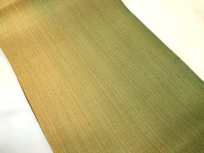 平和屋着物●全通柄　京袋帯　柿渋諸紙布　霞文　高三織物　証紙付き　正絹　逸品　CABM7966dy