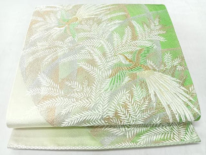 平和屋着物◎六通柄袋帯　唐織　飛鳥文　金銀糸　正絹　逸品　CABM8414nb