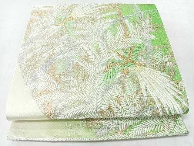 平和屋着物◎六通柄袋帯　唐織　飛鳥文　金銀糸　正絹　逸品　CABM8414nb