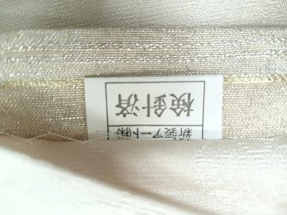 平和屋着物◎六通柄袋帯　道長更紗花文　金銀糸　正絹　逸品　未使用　CABM8457nb