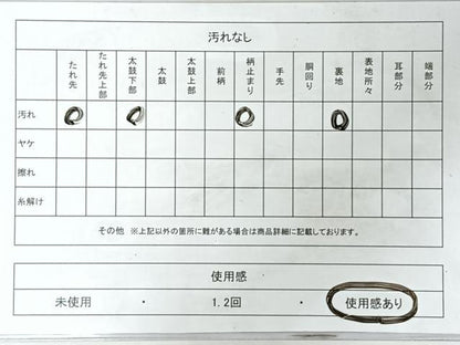 平和屋着物◎太鼓柄袋帯　幾何学文　金彩　正絹　逸品　CABM8561nb