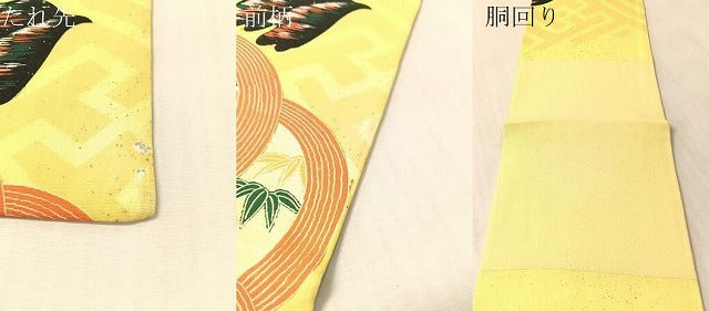 平和屋着物●アンティーク　大正ロマン　九寸名古屋帯　駒刺繍　宝尽し花文　金銀彩　正絹　逸品　CABM8813vp