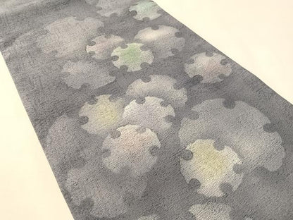 平和屋着物●両面　太鼓柄袋帯　雪輪重ね　正絹　逸品　CABM8850vp