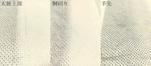 平和屋着物●全通柄袋帯　疋田絞り　彩桶がさね　染師：延旭　証紙付き　正絹　逸品　CABM8877vp