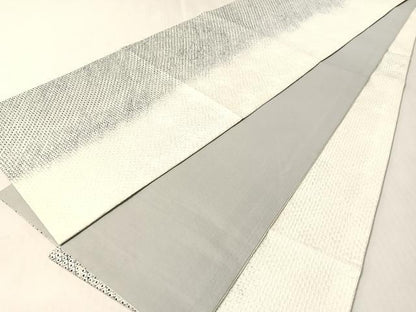 平和屋着物●全通柄袋帯　疋田絞り　彩桶がさね　染師：延旭　証紙付き　正絹　逸品　CABM8877vp