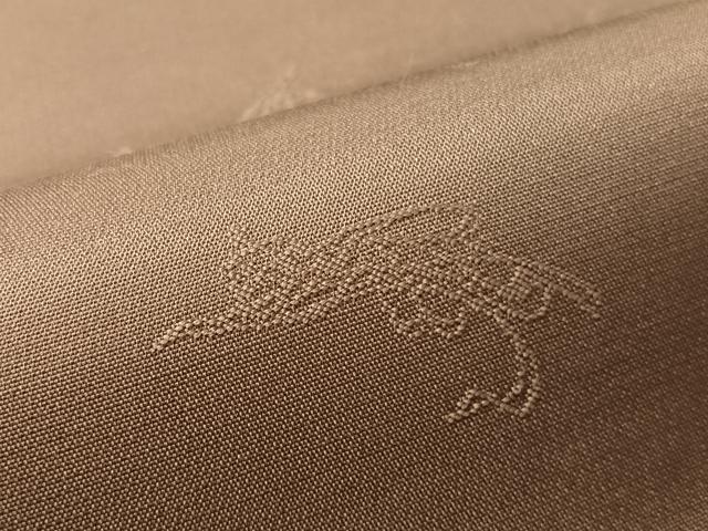 平和屋着物●世界的友禅作家　千地泰弘　六通柄袋帯　菱吉祥間道　金糸　正絹　逸品　CABM8901vp